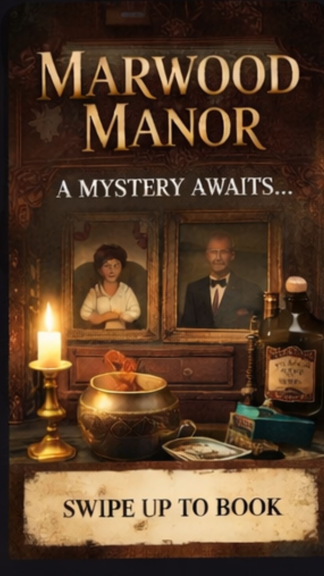 Murder at Marwood Manor escape room