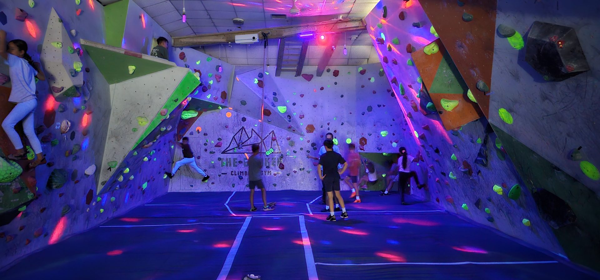 Children enjoying a UV party at The Bunker